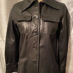 Banana Republic leather jacket in XS